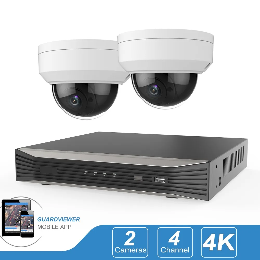 Plug & Play 4CH POE NVR KIT H.265 4 Channel Security Camera System 2PCS 5Megapixel POE IP Cameras Outdoor Video Surveillance Set
Plug & Play 4CH POE NVR KIT H.265 4 Channel Security Camera System 2PCS 5Megapixel POE IP Cameras Outdoor Video Surveillance Set