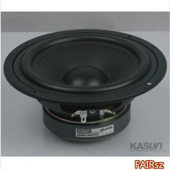 Kasun QA-6100 6.5'' bass speaker PP cone round basket woofer power handle 130W 2pcs/lot
Kasun QA-6100 6.5'' bass speaker PP cone round basket woofer power handle 130W 2pcs/lot