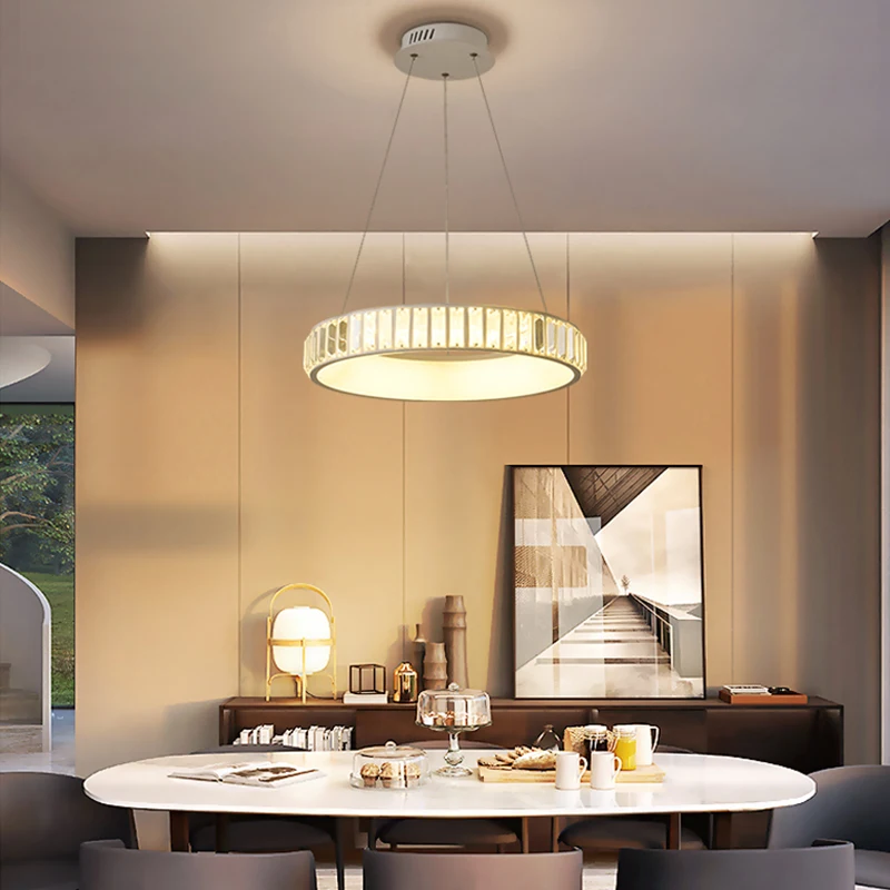 Crystal Modern led Hanging Chandelier for dining room living room bar kitchen room white/gold 90-260V pendant Chandelier fixture
Crystal Modern led Hanging Chandelier for dining room living room bar kitchen room white/gold 90-260V pendant Chandelier fixture
