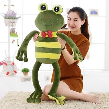 70/90cm Cartoon stripe frog plush toy multicolour frog cloth doll Large frog pillow kids toys female wedding birthday gift
70/90cm Cartoon stripe frog plush toy multicolour frog cloth doll Large frog pillow kids toys female wedding birthday gift