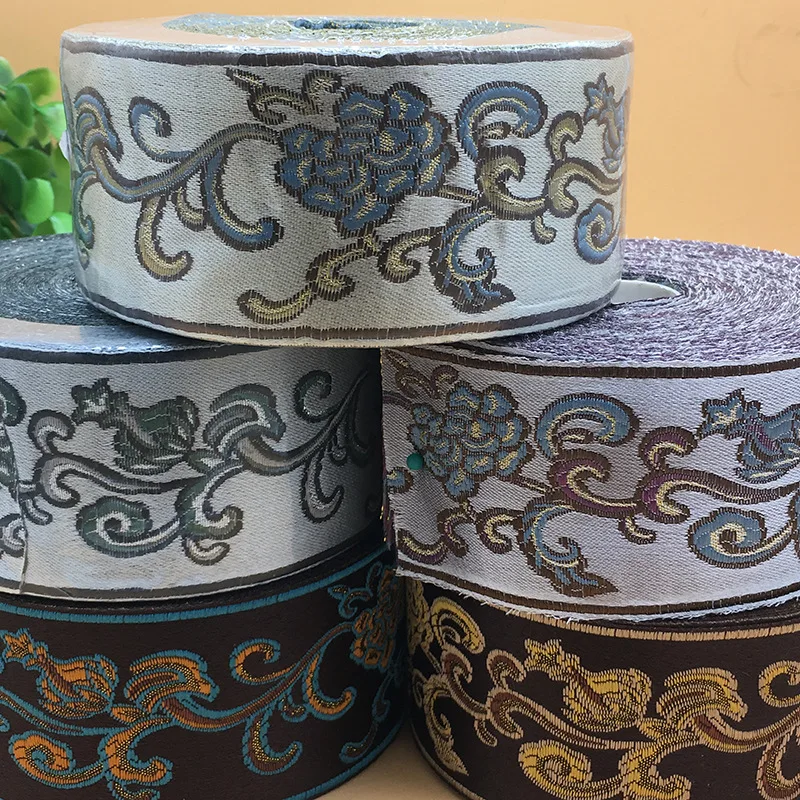 100% Polyester 62 Mm Wide Jacquard Webbing 25 Meters Fine Quality Webbing Trim for Bedding Curtain Table Cloth Decoration
100% Polyester 62 Mm Wide Jacquard Webbing 25 Meters Fine Quality Webbing Trim for Bedding Curtain Table Cloth Decoration