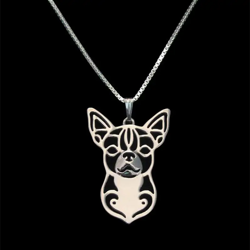 2019 New Fashion Women Alloy Pet Dog Necklaces Lovers' Cutout Cute Chihuahua Necklaces Drop Shipping
2019 New Fashion Women Alloy Pet Dog Necklaces Lovers' Cutout Cute Chihuahua Necklaces Drop Shipping