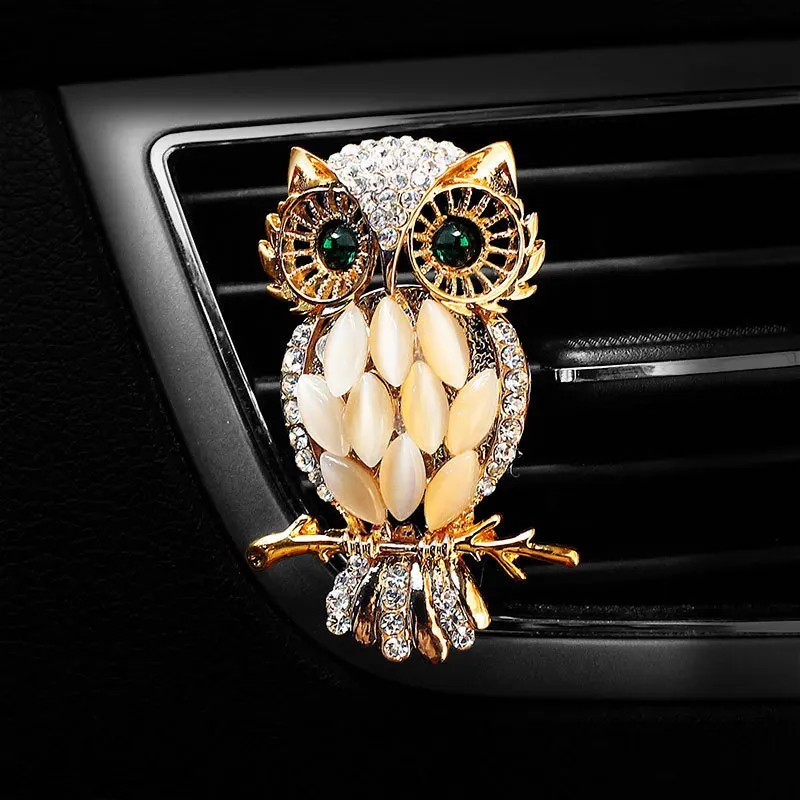 CJLWTTBOD Alloy diamond owl cat's eye car air conditioning air outlet perfume clip car interior decorations Auto air freshener
CJLWTTBOD Alloy diamond owl cat's eye car air conditioning air outlet perfume clip car interior decorations Auto air freshener