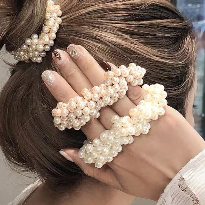 Dvacaman Korean Jewelry Hair Accessory Headwear Pearls Beads Hair Ponytail Holder Hairbands for Women Girls Hot Sale New Sample
Dvacaman Korean Jewelry Hair Accessory Headwear Pearls Beads Hair Ponytail Holder Hairbands for Women Girls Hot Sale New Sample