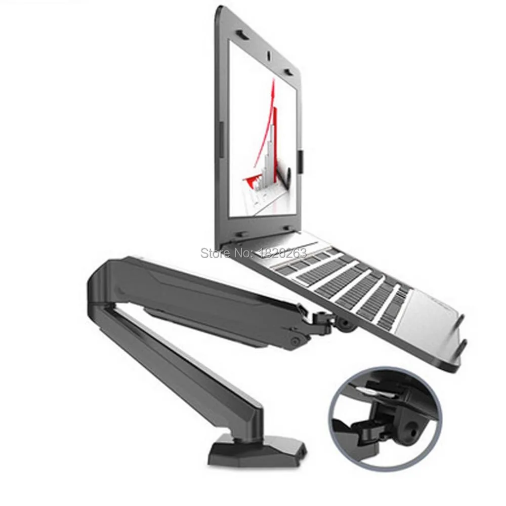 Gas Spring Full Motion Desktop 17 inch Notebook Laptop Holder Mount Arm Bracket With Audio and USB Port Lapdesk Monitor Holder
Gas Spring Full Motion Desktop 17 inch Notebook Laptop Holder Mount Arm Bracket With Audio and USB Port Lapdesk Monitor Holder