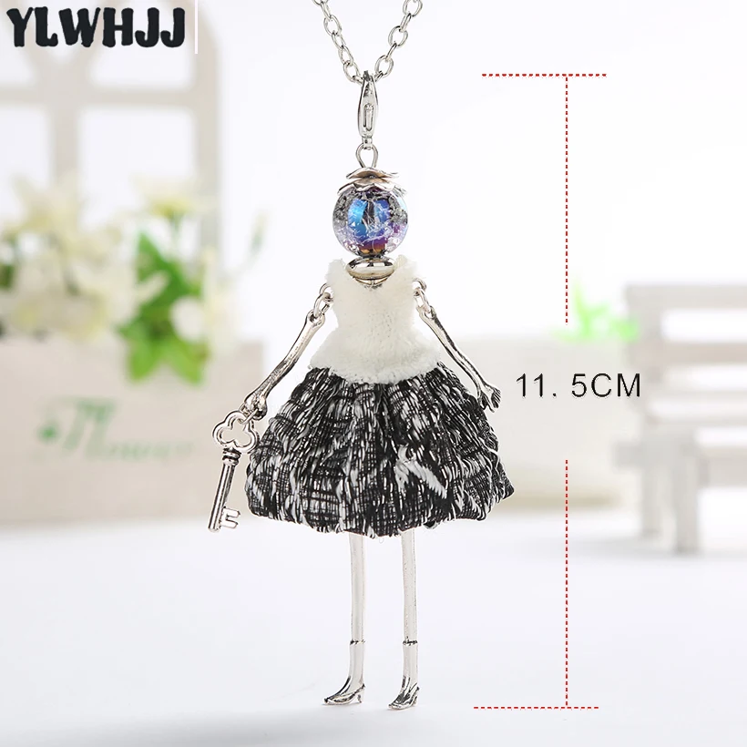 YLWHJJ brand 2018 new women black White doll necklace & pendant girls baby handmade cute hot fashion jewelry Statement necklace
YLWHJJ brand 2018 new women black White doll necklace & pendant girls baby handmade cute hot fashion jewelry Statement necklace