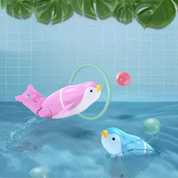 Finger Rock Baby Bath Toy Electric Penguins Swimming Animal With Pedestal for Baby Bathroom Shower Water Gifts of Children's Day
Finger Rock Baby Bath Toy Electric Penguins Swimming Animal With Pedestal for Baby Bathroom Shower Water Gifts of Children's Day