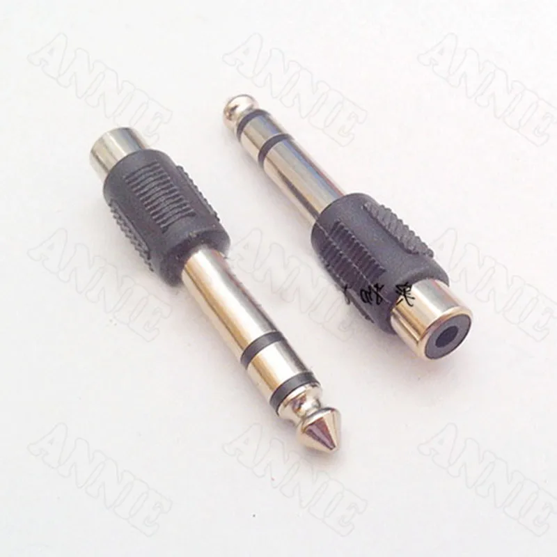 50pcs/lot 6.35 Turn RCA Female AV Audio Adapter Dual Track To RCA FM Microphone Connectors 6.35mm
50pcs/lot 6.35 Turn RCA Female AV Audio Adapter Dual Track To RCA FM Microphone Connectors 6.35mm