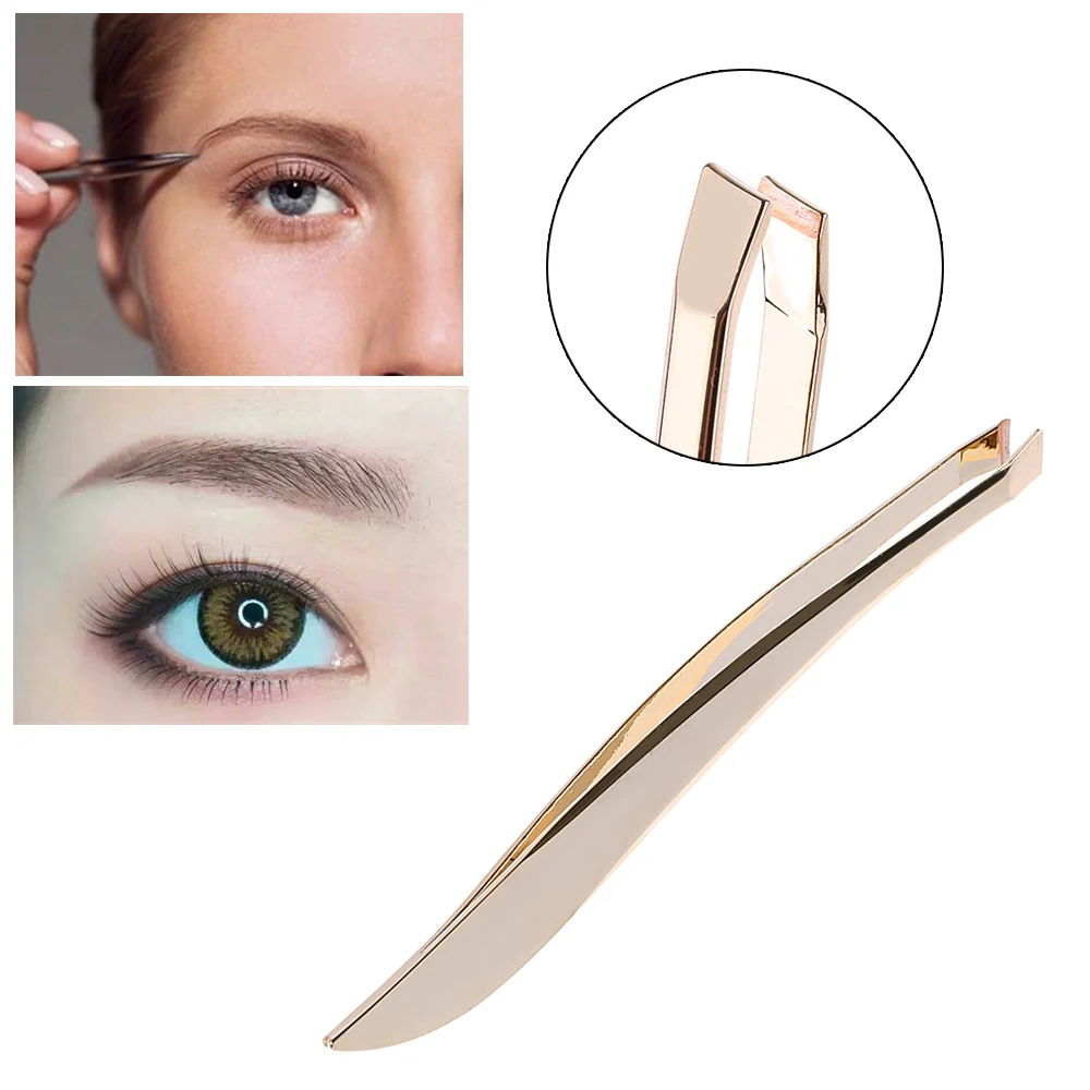 1PC Pearl Gold Professional Stainless Steel Hair Removal Eye Brow Eyebrow Tweezers Clip Portable Women Beauty Makeup Tools
1PC Pearl Gold Professional Stainless Steel Hair Removal Eye Brow Eyebrow Tweezers Clip Portable Women Beauty Makeup Tools