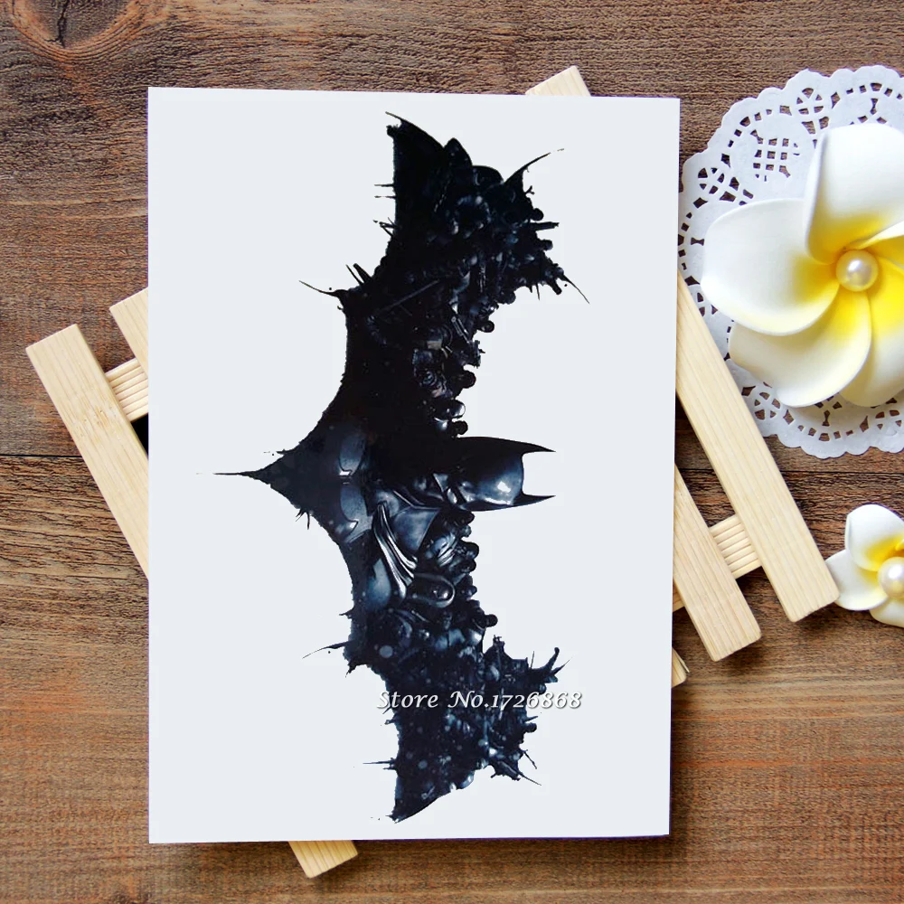 Waterproof Temporary Tattoos Stickers Batman Tattoo Flash Water Transfer Tattoos fake tattoos for women men #404
Waterproof Temporary Tattoos Stickers Batman Tattoo Flash Water Transfer Tattoos fake tattoos for women men #404
