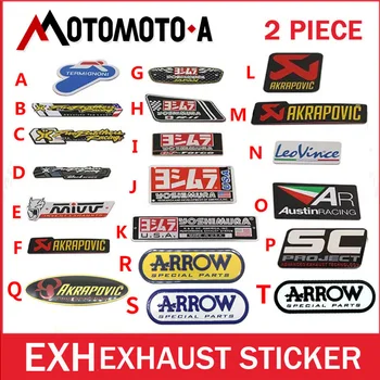 2Pcs Aluminium Heat-resistant Motorcycle Exhaust Pipes Decal Sticker Cool Personality Yoshimura Universal Stickers CB400 YZF
2Pcs Aluminium Heat-resistant Motorcycle Exhaust Pipes Decal Sticker Cool Personality Yoshimura Universal Stickers CB400 YZF