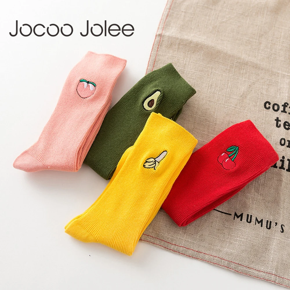 Jocoo Jolee Cotton Women's Socks Meias Cute Fruit Print Retro Embroidery Long Colorful Funny Socks Women Girls Multicolor Sock
Jocoo Jolee Cotton Women's Socks Meias Cute Fruit Print Retro Embroidery Long Colorful Funny Socks Women Girls Multicolor Sock