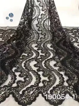 High Quality black 3d French Lace Fabric With Sequin Embroidery Tulle Lace Fabric For Wedding FFJ7-23
High Quality black 3d French Lace Fabric With Sequin Embroidery Tulle Lace Fabric For Wedding FFJ7-23