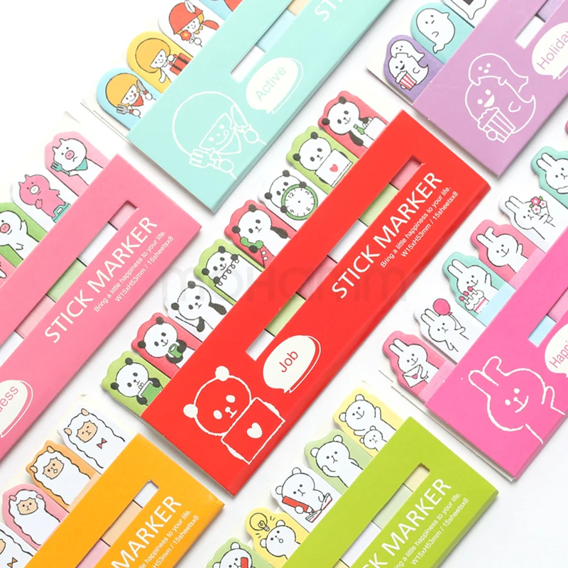 Korean Japanese Cute Kawaii Panda Cat Animal Sticky Notes Page Flag Planner Stickers Stationary Supplies
Korean Japanese Cute Kawaii Panda Cat Animal Sticky Notes Page Flag Planner Stickers Stationary Supplies