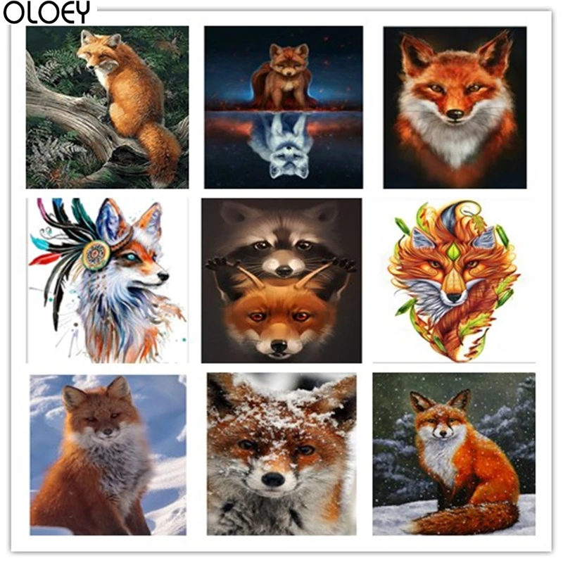 Animal Diamond Painting Fox 5D Embroidery Full Square Drill Special Diamond Accessories Cross Stitch Wall Decor
Animal Diamond Painting Fox 5D Embroidery Full Square Drill Special Diamond Accessories Cross Stitch Wall Decor