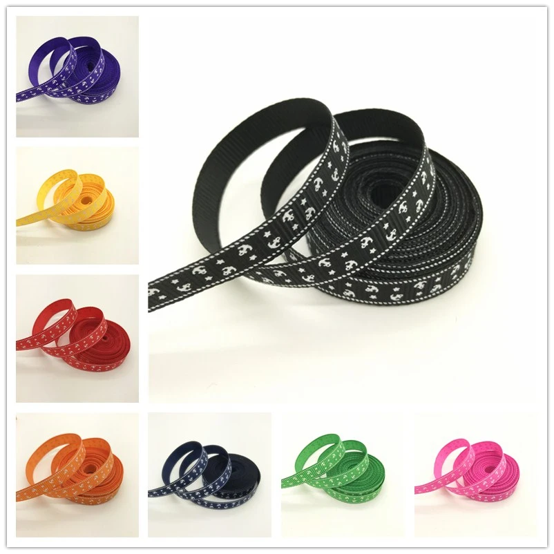5yards/lot 3/8" 10mm Grosgrain Ribbon Printing Ship's Anchor For Wedding Christmas Decoration DIY Sewing Craft #12
5yards/lot 3/8" 10mm Grosgrain Ribbon Printing Ship's Anchor For Wedding Christmas Decoration DIY Sewing Craft #12