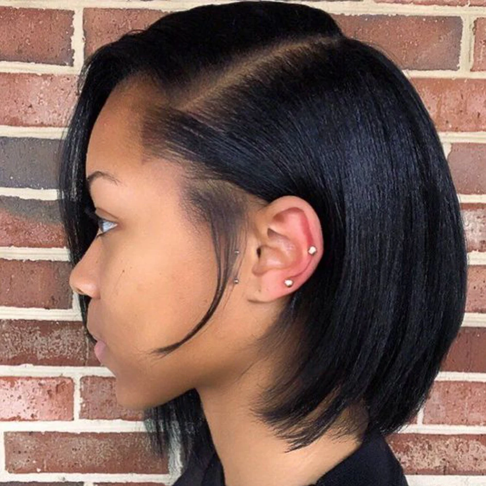 Short Lace Front Human Hair Wigs Bob Wig Peruvian Remy Hair Full and Thick For Black Women Natural Color 6-16" AFAIYS WIG
Short Lace Front Human Hair Wigs Bob Wig Peruvian Remy Hair Full and Thick For Black Women Natural Color 6-16" AFAIYS WIG