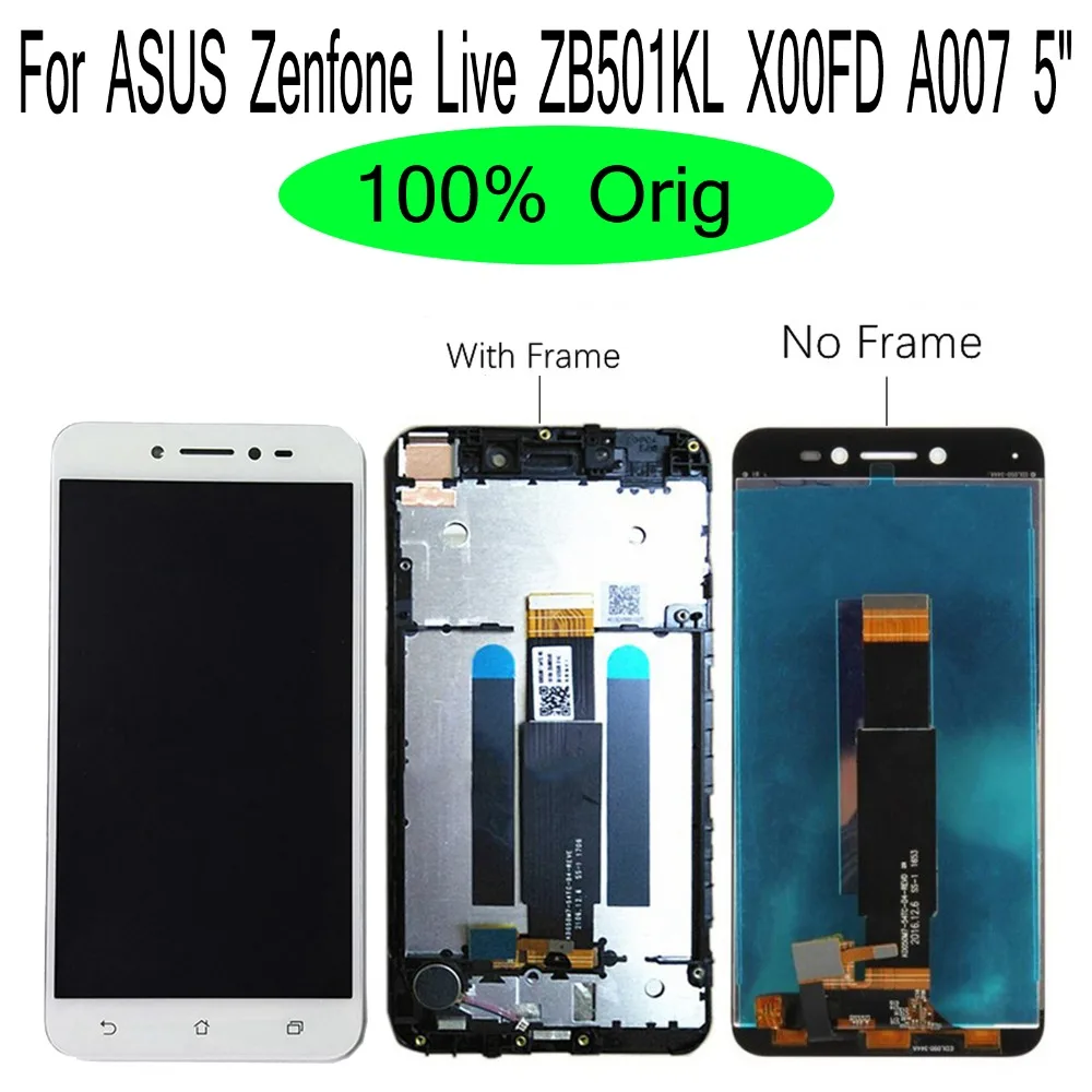 Shyueda 100% Orig A+5" For ASUS Zenfone Live ZB501KL X00FD A007 LCD Display Touch Screen Digitizer Assembly Parts
Shyueda 100% Orig A+5" For ASUS Zenfone Live ZB501KL X00FD A007 LCD Display Touch Screen Digitizer Assembly Parts