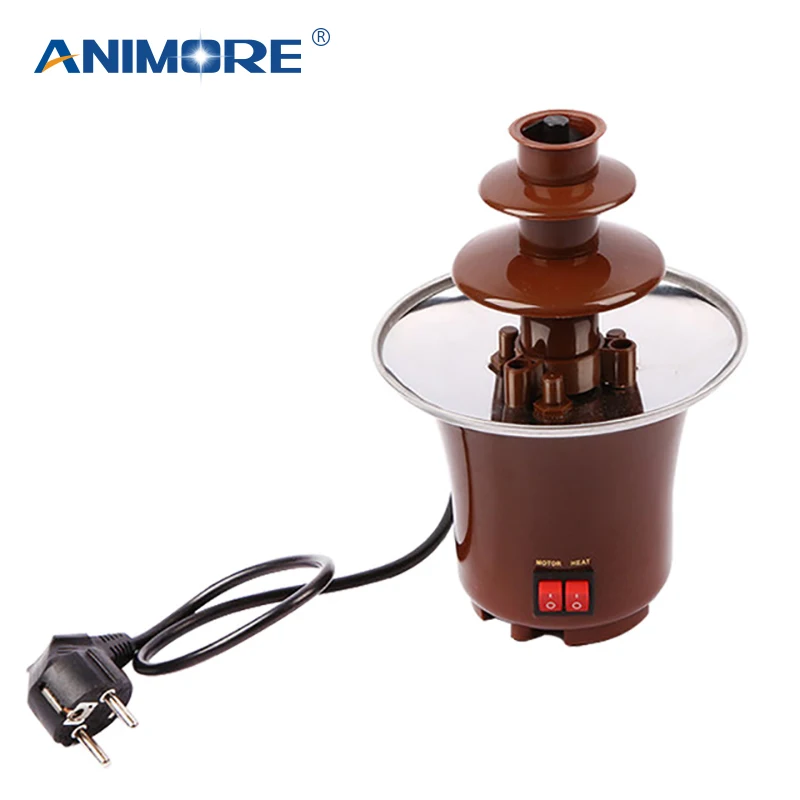ANIMORE Mini Chocolate Fountain Three Column Creative Design Chocolate Melt With Heating Fondue Machine For Children Gift FP-04
ANIMORE Mini Chocolate Fountain Three Column Creative Design Chocolate Melt With Heating Fondue Machine For Children Gift FP-04
