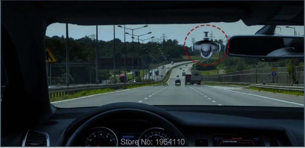 Panoramic 360 Degree Car Camera with LCD Screen Real-Time Fatigue Driving Detection OBD Power Supply WIFI Connection Free APP_10