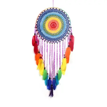 2pcs/Lot Multicolor Feather Dream Catcher Ornaments Indian Handmade Dream Catcher Antique Imitation Home Wall Hanging Decor
2pcs/Lot Multicolor Feather Dream Catcher Ornaments Indian Handmade Dream Catcher Antique Imitation Home Wall Hanging Decor