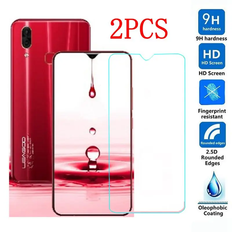 2PCS High Quality Tempered Glass For Leagoo S11 Screen Protector protective film 6.26" | Мобильные телефоны и