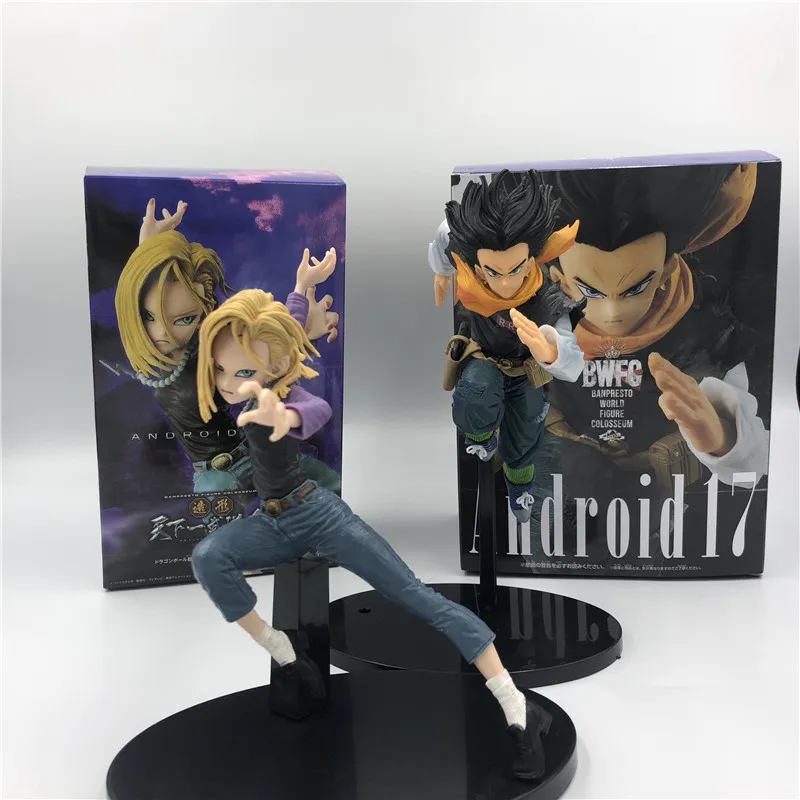 2019 Dragon Ball Z Android 17 Android 18 Action Figure Sprinting Ver. DBZ Goku Fighter Lazuli PVC Collection Model 17cm
2019 Dragon Ball Z Android 17 Android 18 Action Figure Sprinting Ver. DBZ Goku Fighter Lazuli PVC Collection Model 17cm