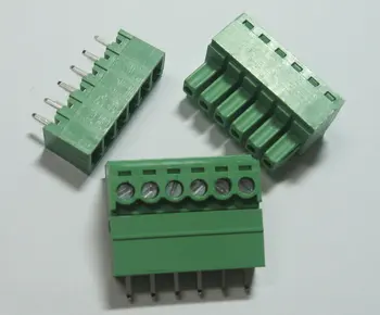 60 pcs 6pin/way Pitch 3.81mm Screw Terminal Block Connector Green Color T Type with pin
60 pcs 6pin/way Pitch 3.81mm Screw Terminal Block Connector Green Color T Type with pin