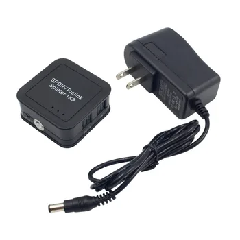 Hot Portable Mini SPDIF TOSLINK Fiber Divider Digital Optical 1x3 1 Input 3 Output Audio Splitter Adapter US Plug
Hot Portable Mini SPDIF TOSLINK Fiber Divider Digital Optical 1x3 1 Input 3 Output Audio Splitter Adapter US Plug