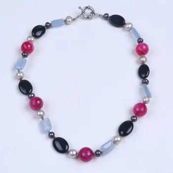 Freshwater pearl necklace with multi color gagte/soapstone women choker necklace jewelry as girl friends birthday gifts
Freshwater pearl necklace with multi color gagte/soapstone women choker necklace jewelry as girl friends birthday gifts