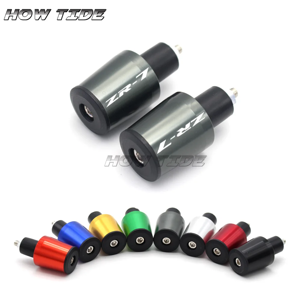 

Motorcycle Accessories 7/8'' 22MM Handlebar Grips Handle Bar Cap End Plugs For Kawasaki ZR-7/S ZR7 ZR7S 1999-2003 2000 2001 2002