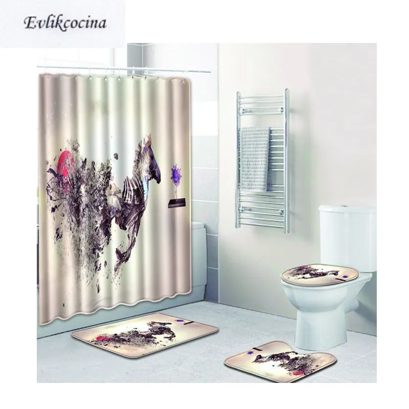 Free Shipping 4pcs Cartoon Painted Horse Banyo Paspas Bathroom Carpet Toilet Bath Mat Set Tapis Salle De Bain Alfombra Bano
Free Shipping 4pcs Cartoon Painted Horse Banyo Paspas Bathroom Carpet Toilet Bath Mat Set Tapis Salle De Bain Alfombra Bano