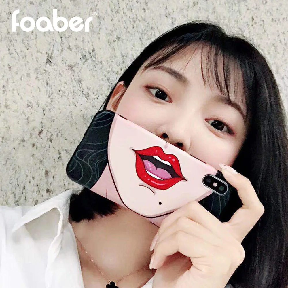 Fashion Selfie Lips Phone Case for iPhone X Xs Max Xr 7 8 Plus Etui Glossy Back Cover for iPhone 8 Plus
Fashion Selfie Lips Phone Case for iPhone X Xs Max Xr 7 8 Plus Etui Glossy Back Cover for iPhone 8 Plus