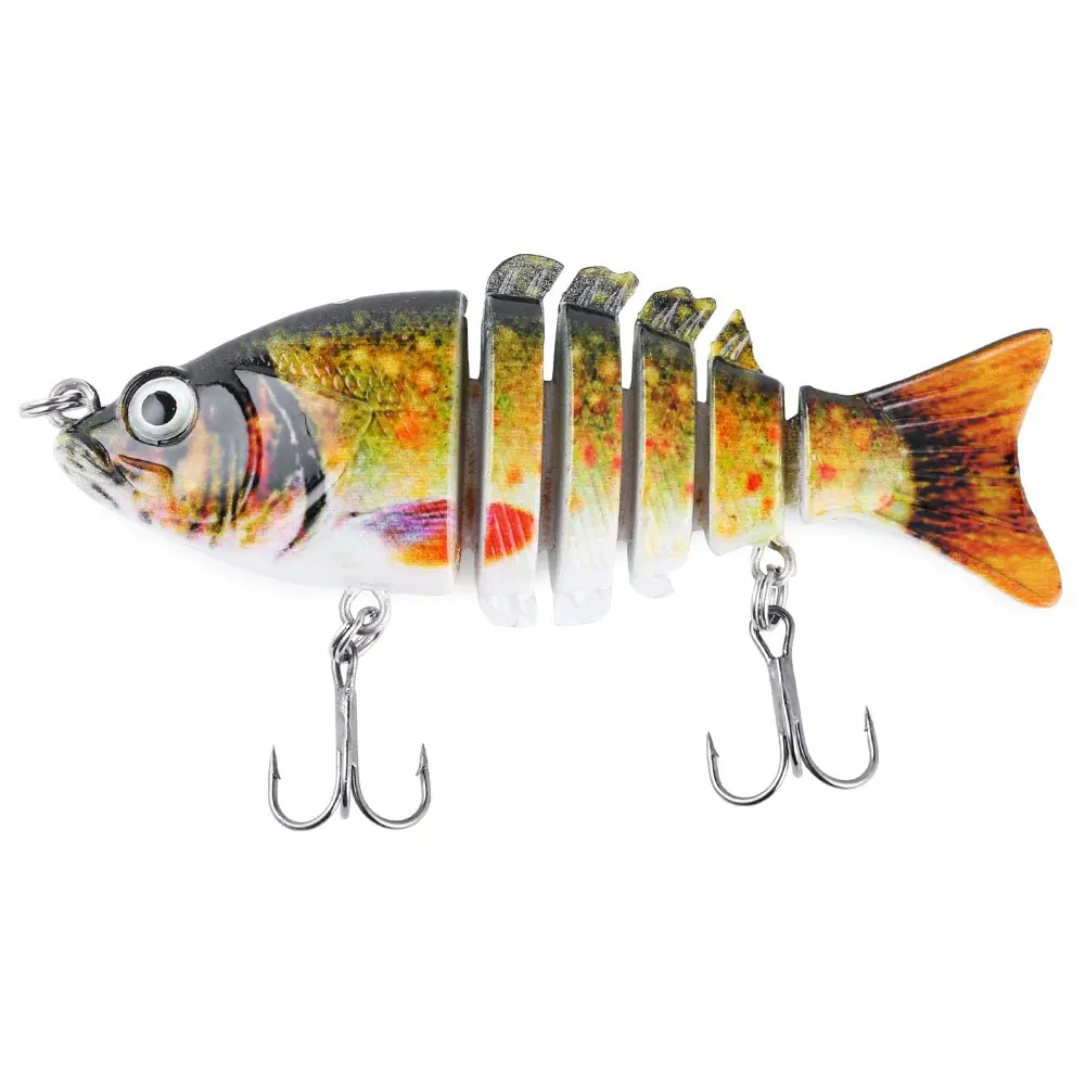 PRO BEROS 9CM 6 Part Fresh Water Weever Shape Crankbait Hook Hard Lure Artificial Bait Fishing Bait for Outdoor Activity
PRO BEROS 9CM 6 Part Fresh Water Weever Shape Crankbait Hook Hard Lure Artificial Bait Fishing Bait for Outdoor Activity
