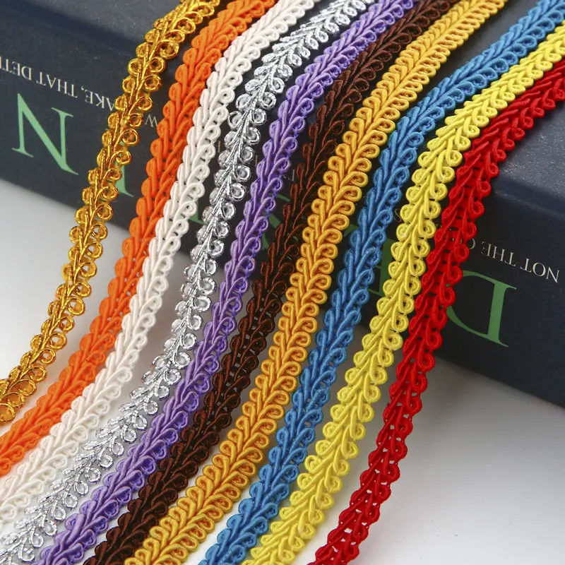 5 Meters 8MM Colorful Contipede Bradided Lace Fabric Trim Sewing Lace Ribbon Home Party Supply DIY Clothes Curve Decoration Lace
5 Meters 8MM Colorful Contipede Bradided Lace Fabric Trim Sewing Lace Ribbon Home Party Supply DIY Clothes Curve Decoration Lace