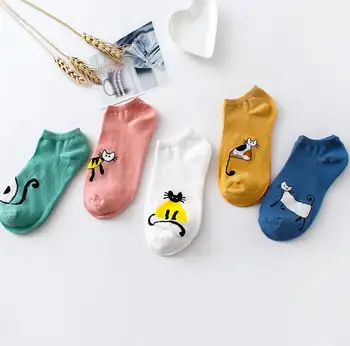 3pair/ lot Women Sock Slippers Animal Cat Cartoon Short 100% Cotton Invisible socks Breathable Casual Ladies Funny S145
3pair/ lot Women Sock Slippers Animal Cat Cartoon Short 100% Cotton Invisible socks Breathable Casual Ladies Funny S145