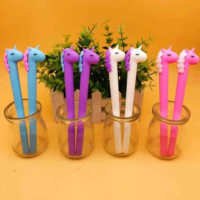 4 Pcs Kawaii Cartoon Unicorn Gel Pen Cute 0.5mm Black Ink Signature Pen for Kids Gift Korean Stationery Office School Supplies
4 Pcs Kawaii Cartoon Unicorn Gel Pen Cute 0.5mm Black Ink Signature Pen for Kids Gift Korean Stationery Office School Supplies