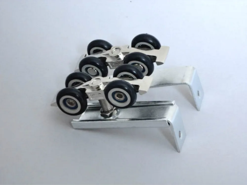hardware Slide Doors pulley, Sliding doors hanging rail wheel, small size, 1 sets/ ,for one door/ 30 * 30 hanging rail
hardware Slide Doors pulley, Sliding doors hanging rail wheel, small size, 1 sets/ ,for one door/ 30 * 30 hanging rail