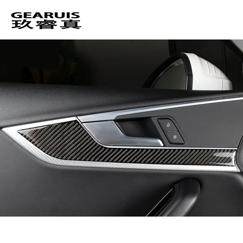 Car styling Carbon Fiber Interior Handle Cover Trim Door panel Bowl Sticker decorative for Audi a4 B9 2017-2018 auto accessories
Car styling Carbon Fiber Interior Handle Cover Trim Door panel Bowl Sticker decorative for Audi a4 B9 2017-2018 auto accessories