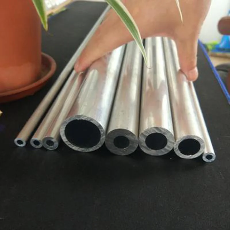 

1Pcs 2.5mm-7.9mm Inner Diameter Aluminum tube alloy Hollow AL rod hard bolt pipe duct vessel 300mm L 9.5mm-9.9mm OD