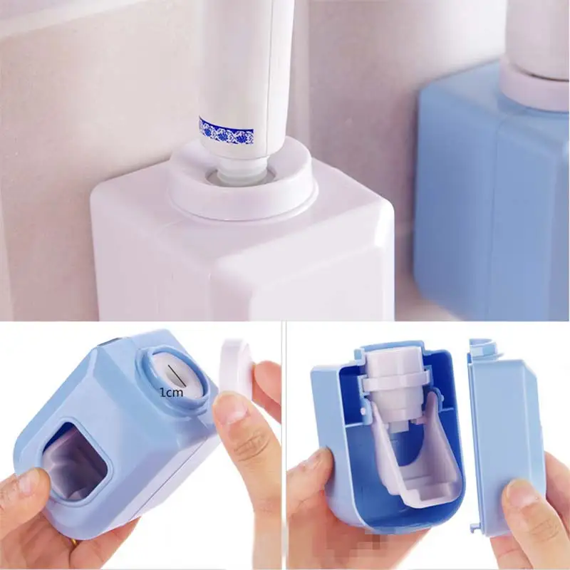 Настенное крепление Автоматическая выжималка дозатор зубной пасты Hands Free Squeeze Out