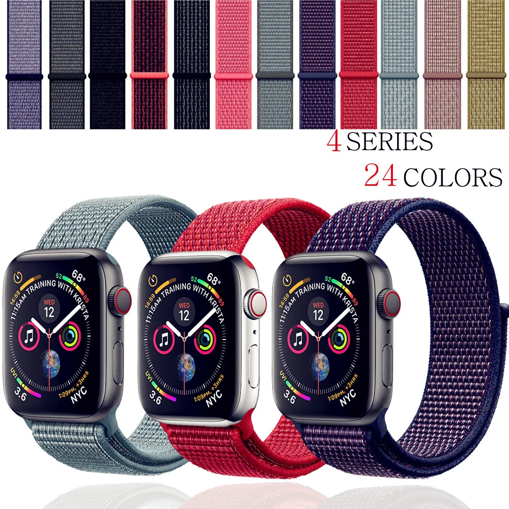 EIMO Sport Loop strap For Apple Watch band 4 3 iwatch band 42mm 44mm 38mm 40mm Nylon correa bracelet for apple watch Accessories
EIMO Sport Loop strap For Apple Watch band 4 3 iwatch band 42mm 44mm 38mm 40mm Nylon correa bracelet for apple watch Accessories