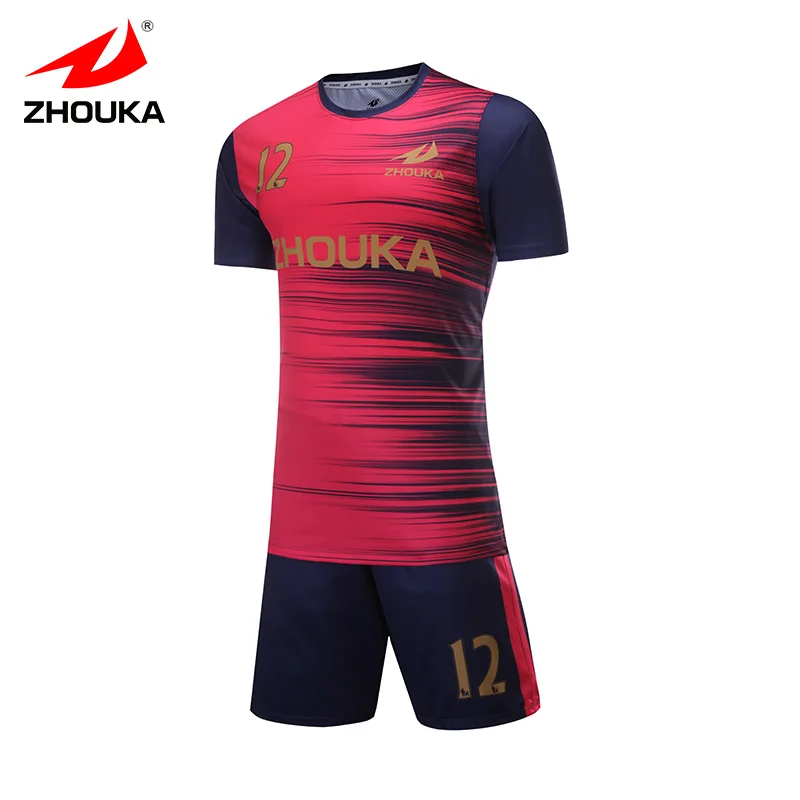 Sublimation custom soccer jersey personalized Football training suit print any color pattern style voetbal shirts ,100%polyester
Sublimation custom soccer jersey personalized Football training suit print any color pattern style voetbal shirts ,100%polyester
