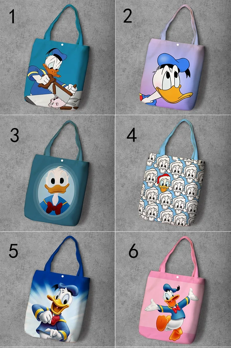 Donald Duck Cartoon Student Printed Recycle Canvas Shopping Bag Large Capacity Customize Tote Fashion Lady Casual Shoulder Bags
Donald Duck Cartoon Student Printed Recycle Canvas Shopping Bag Large Capacity Customize Tote Fashion Lady Casual Shoulder Bags