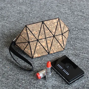 New Semi-circular Cosmetic Bag Geometric Pattern Storage Wood Makeup
New Semi-circular Cosmetic Bag Geometric Pattern Storage Wood Makeup