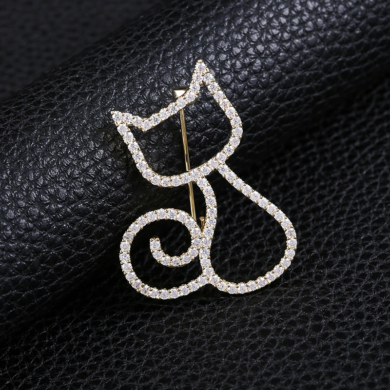 Cute Gold Hollow Cat Brooches for Women Girls Scarf Costume Jewelry Pin Fashion Jewelry Lovely Animal Brooch Best Friend Gift
Cute Gold Hollow Cat Brooches for Women Girls Scarf Costume Jewelry Pin Fashion Jewelry Lovely Animal Brooch Best Friend Gift