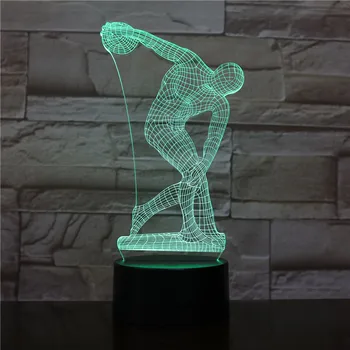 Discobolus of Myron Desk lamp bedside sculpture Figure Touch Sensor RGB Decorative Lamp Child Kids Discobolus LED Night Light
Discobolus of Myron Desk lamp bedside sculpture Figure Touch Sensor RGB Decorative Lamp Child Kids Discobolus LED Night Light