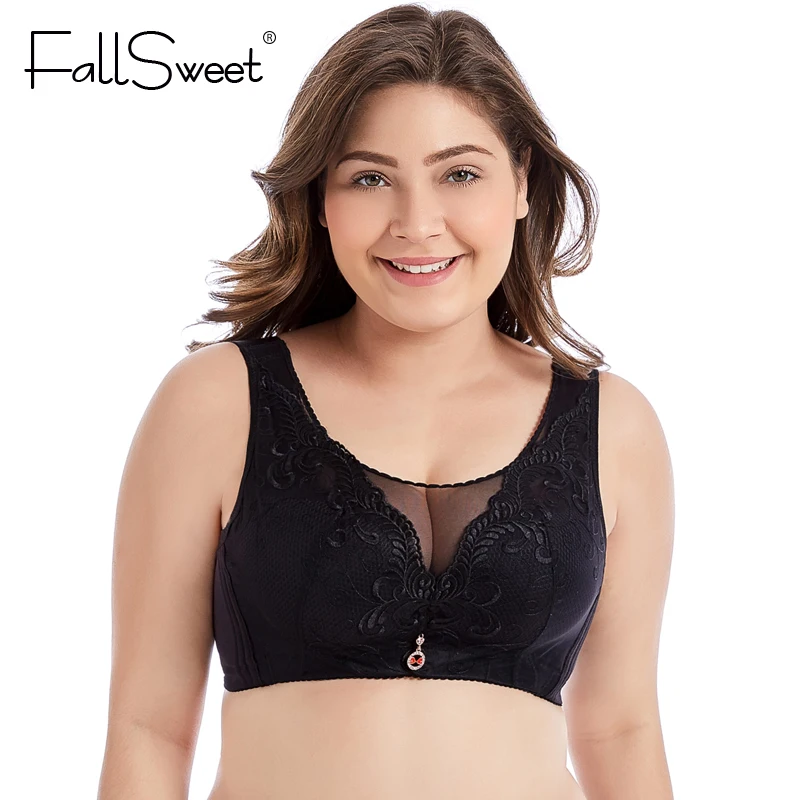 FallSweet Full Cup Vest Wireless Bras for Women Plus Size Lace Lingerie Wide Back Support Push Up Bra With Pad
FallSweet Full Cup Vest Wireless Bras for Women Plus Size Lace Lingerie Wide Back Support Push Up Bra With Pad