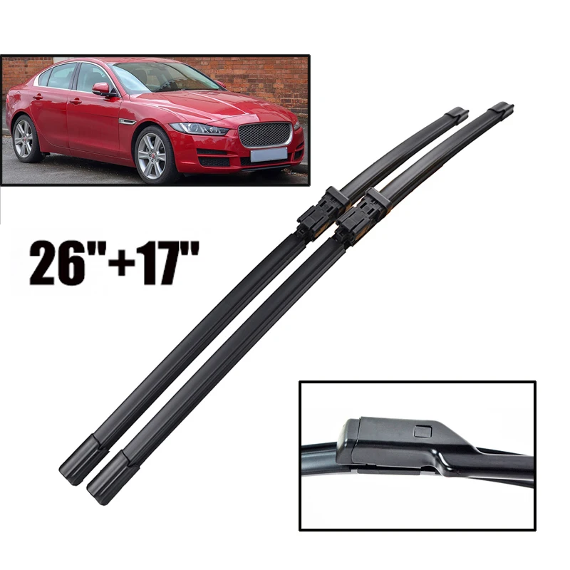 Erick's Wiper LHD Front Wiper Blades For Jaguar XE 2015 - 2019 Windshield Windscreen Front Window 26"+17"
Erick's Wiper LHD Front Wiper Blades For Jaguar XE 2015 - 2019 Windshield Windscreen Front Window 26"+17"