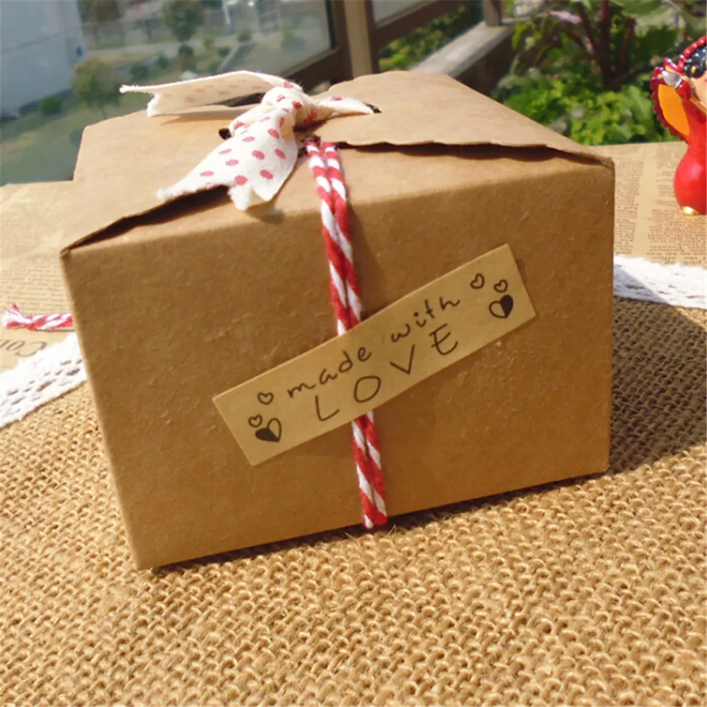 5 sheets DIY Made With Love Kraft Sealing Stickers Paper Crafts Hand Made Labels Packaging Point Sticker
5 sheets DIY Made With Love Kraft Sealing Stickers Paper Crafts Hand Made Labels Packaging Point Sticker
